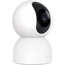 Xiaomi Smart Camera C400 4MP, 360 Degree Rotation AI Human Detection 2.4GHz/5GHz Wi-Fi Support Compatible with Alexa Google Home, MJSXJ11CM, White