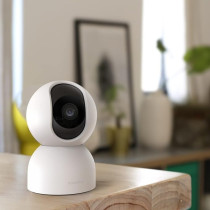 Xiaomi Smart Camera C400 4MP, 360 Degree Rotation AI Human Detection 2.4GHz/5GHz Wi-Fi Support Compatible with Alexa Google Home, MJSXJ11CM, White