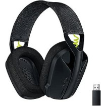 Logitech G435 Lightspeed And Bluetooth Wireless Gaming Headset Ultra Lightweight 165G Over-Ear Headphones, Built-In Mics, 18H Battery, Compatible With Dolby Atmos, Pc, Ps4, Ps5, Mobile, Black