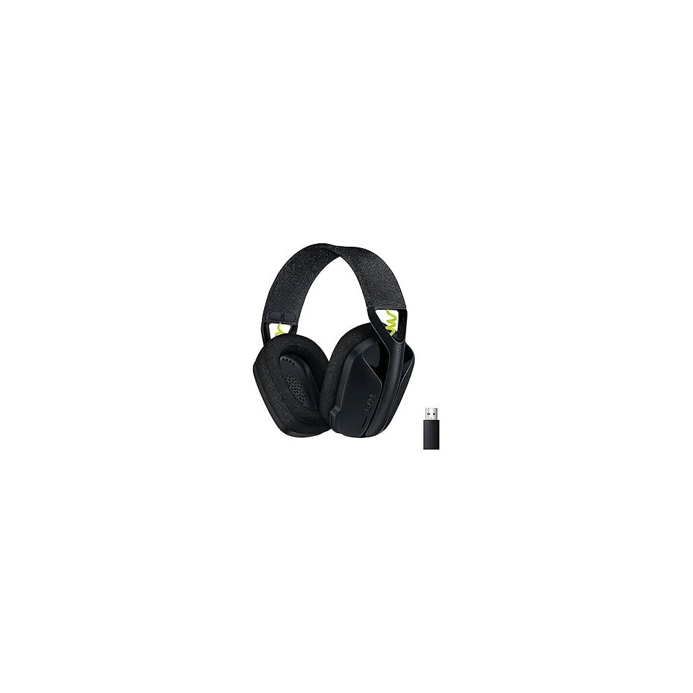 Logitech G435 Lightspeed And Bluetooth Wireless Gaming Headset Ultra Lightweight 165G Over-Ear Headphones, Built-In Mics, 18H Battery, Compatible With Dolby Atmos, Pc, Ps4, Ps5, Mobile, Black