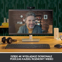 Logitech Brio Stream Webcam, Ultra HD 4K Streaming Edition, 1080p/60fps Hyper-Fast Streaming, Wide Adjustable Field of View for Gaming, Works with Skype, Zoom, Xsplit, Youtube, PC/Xbox/Laptop, Black