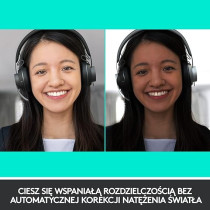 Logitech Brio Stream Webcam, Ultra HD 4K Streaming Edition, 1080p/60fps Hyper-Fast Streaming, Wide Adjustable Field of View for Gaming, Works with Skype, Zoom, Xsplit, Youtube, PC/Xbox/Laptop, Black