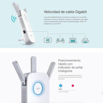 TP-Link AC1750 Dual Band Wi-Fi Range Extender, White