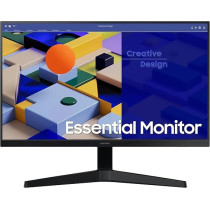 Samsung S3 S31C 22 Inch Essential Flat Full HD Monitor, Borderless Design With 75Hz Refresh rate, IPS Panel, AMD FreeSync, LS22C310EAMXUE, Black