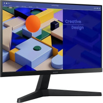 Samsung S3 S31C 22 Inch Essential Flat Full HD Monitor, Borderless Design With 75Hz Refresh rate, IPS Panel, AMD FreeSync, LS22C310EAMXUE, Black