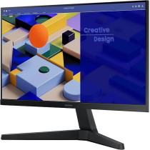 Samsung S3 S31C 22 Inch Essential Flat Full HD Monitor, Borderless Design With 75Hz Refresh rate, IPS Panel, AMD FreeSync, LS22C310EAMXUE, Black