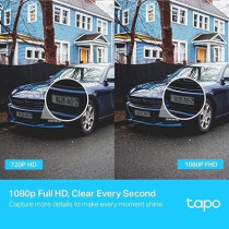 TP-Link Tapo 1080p Full HD Outdoor Pan/Tilt Security Wi-Fi Camera, 360 Degree Motion Detection, IP65 Weatherproof, Night Vision, Cloud And SD Card Storage, Works with Alexa And Google Home, Tapo C500, White
