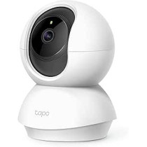 TP-Link Tapo Pan/Tilt Security Camera for Baby Monitor, Pet Camera w/Motion Detection, 1080P, 2-Way Audio, Night Vision, Cloud And SD Card Storage, Works with Alexa And Google Home, C200, White