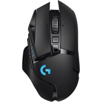 Logitech G Logitech G502 Lightspeed Wireless Gaming Mouse, Hero 25K Sensor, 25,600 Dpi, Rgb, Adjustable Weights, 11 Programmable Buttons, Long Battery Life, On-Board Memory, Pc / Mac, Black