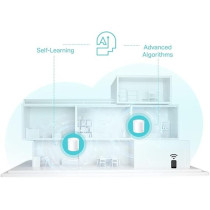 TP-Link Deco X50 AX3000 Whole Home Ai-Driven Mesh Wi-Fi 6 System, Dual-Band With Gigabit Ports, Coverage Up To 6,500 Ft2, Connect Up To 150 Devices, 1 Ghz Dual-Core Cpu, Homeshield Security, Pack Of 3