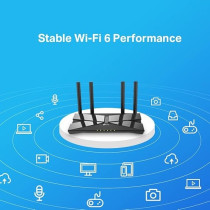TP-Link Archer Ax10 Next-Gen Wi-Fi 6 Router, AX1500 Mbps Gigabit Dual Band Wireless, Onemesh Supported, Beamforming And Mu-Mimo, Ideal For Gaming Xbox/PS5/Steam And 4K, Works With Alexa