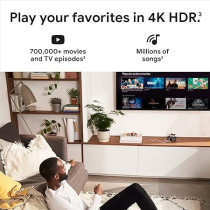 Google Chromecast With Google Tv 4К Media Streamer With Google Assistant, Snow