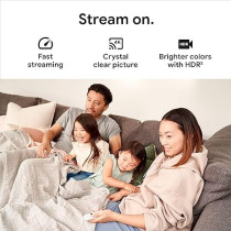 Google Chromecast With Google Tv 4К Media Streamer With Google Assistant, Snow