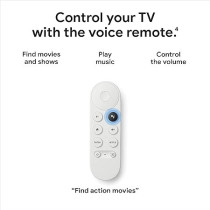 Google Chromecast With Google Tv 4К Media Streamer With Google Assistant, Snow
