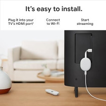 Google Chromecast With Google Tv 4К Media Streamer With Google Assistant, Snow