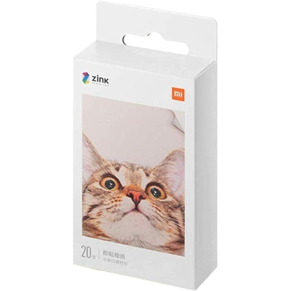 Xiaomi TEJ4019GL Mi Portable Photo Printer Paper, 2 X 3 Inches, 20 Sheets