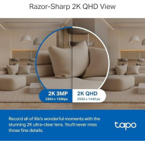 TP-Link Tapo Pan/Tilt Ai Home Security Wi-Fi Camera Identifies People, Pets, And Vehicles/Abnormal Sound Detection, Two-Way Audio, Flexible Storage And Hands-Free Operation - C220