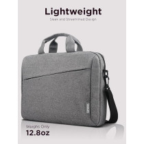 Lenovo Laptop Carrying Case T210, Fits For 15.6-Inch And Tablet, Sleek Design, Durable Water-Repellent Fabric, Business Casual Or School, Gx40Q17231, Grey