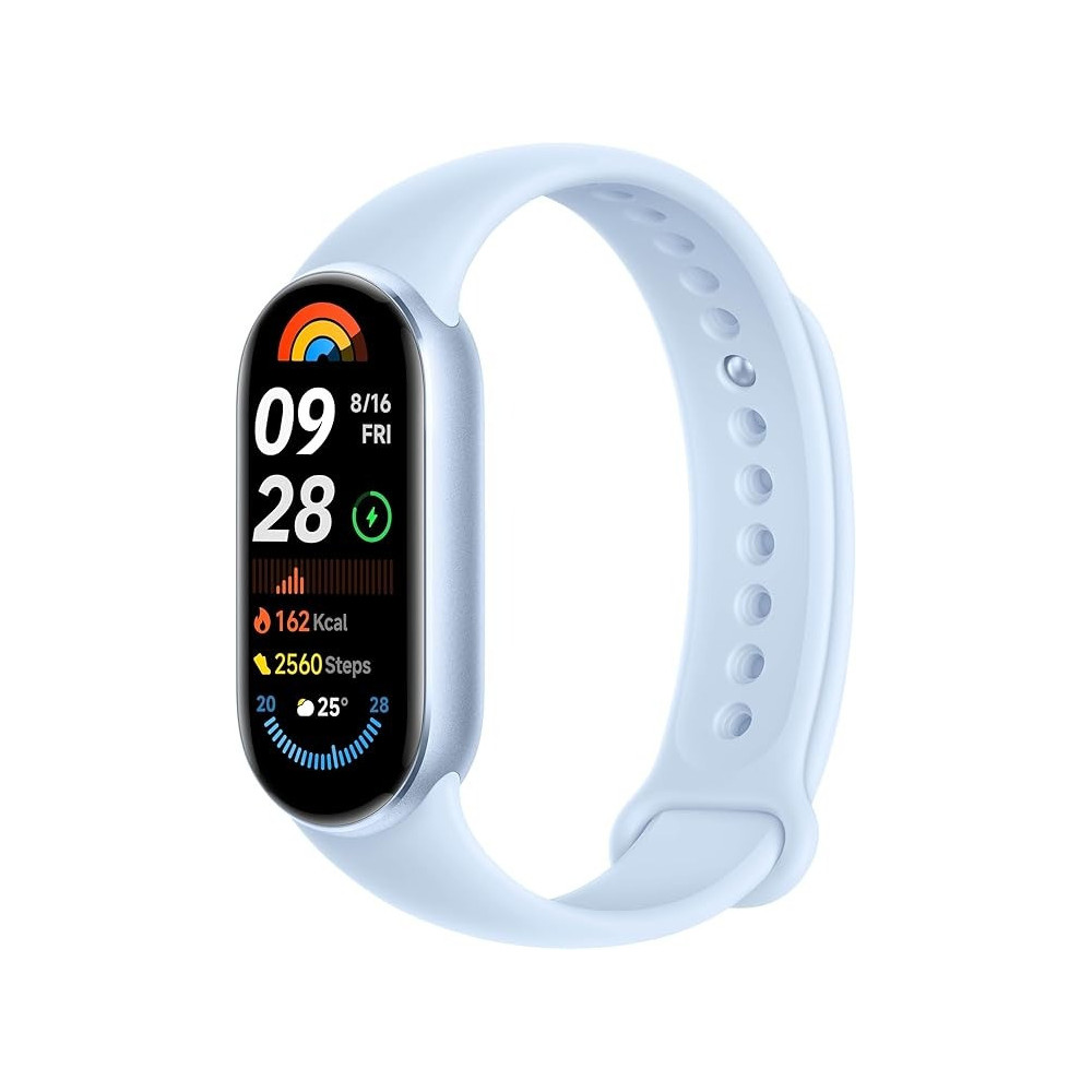 Xiaomi Smart Band 9 Arctic AMOLED Display Touchscreen, Multisport Tracker, Activity Tracker, Heart Rate Monitor Bluetooth Connectivity, 1.62 Inch, Blue, BHR8346GL
