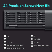 Xiaomi Precision Screwdriver Set 24 Magnetic Driver Bit Set Pocket Screwdriver Tool Set Mini Screwdriver Kit, Repair Tool Kit, Grey