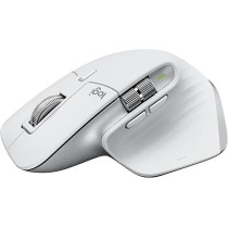 Logitech MX Master 3S Wireless Performance Mouse with Ultra-Fast Scrolling, Ergo, 8K DPI, Track on Glass, Quiet Clicks, USB-C, Bluetooth, Windows, Linux, Chrome, Pale Grey