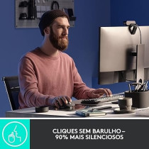 Logitech MX Master 3S Wireless Performance Mouse with Ultra-Fast Scrolling, Ergo, 8K DPI, Track on Glass, Quiet Clicks, USB-C, Bluetooth, Windows, Linux, Chrome, Pale Grey