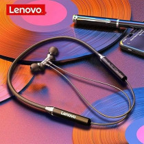 Lenovo Wireless Neckband Earphone HE05, Black