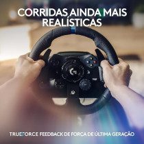 Logitech G923 Racing Wheel Racing Simulator Steering Wheel for Xbox One and PC, Black