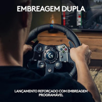 Logitech G923 Racing Wheel Racing Simulator Steering Wheel for Xbox One and PC, Black