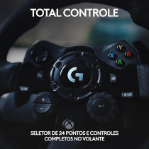 Logitech G923 Racing Wheel Racing Simulator Steering Wheel for Xbox One and PC, Black
