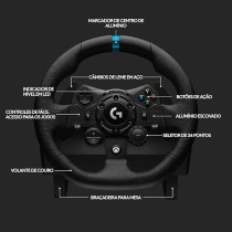 Logitech G923 Racing Wheel Racing Simulator Steering Wheel for Xbox One and PC, Black