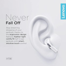 Lenovo HT38 White, Wireless, Small