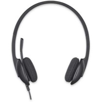 Logitech H340 Wired Headset, Stereo Headphones With Noise-Cancelling Microphone, Usb, Pc/Mac/Laptop, Black
