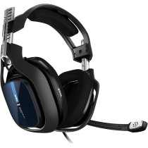 Astro Gaming A40 TR Wired Gaming Headset, ASTRO Audio V2, Dolby ATMOS, 3.5mm Audio Jack, Swappable Mic, for PS5, PS4, PC, Mac, Nintendo Switch, Mobile, Black/Blue, 939-001664