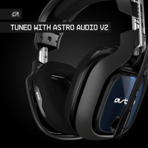 Astro Gaming A40 TR Wired Gaming Headset, ASTRO Audio V2, Dolby ATMOS, 3.5mm Audio Jack, Swappable Mic, for PS5, PS4, PC, Mac, Nintendo Switch, Mobile, Black/Blue, 939-001664