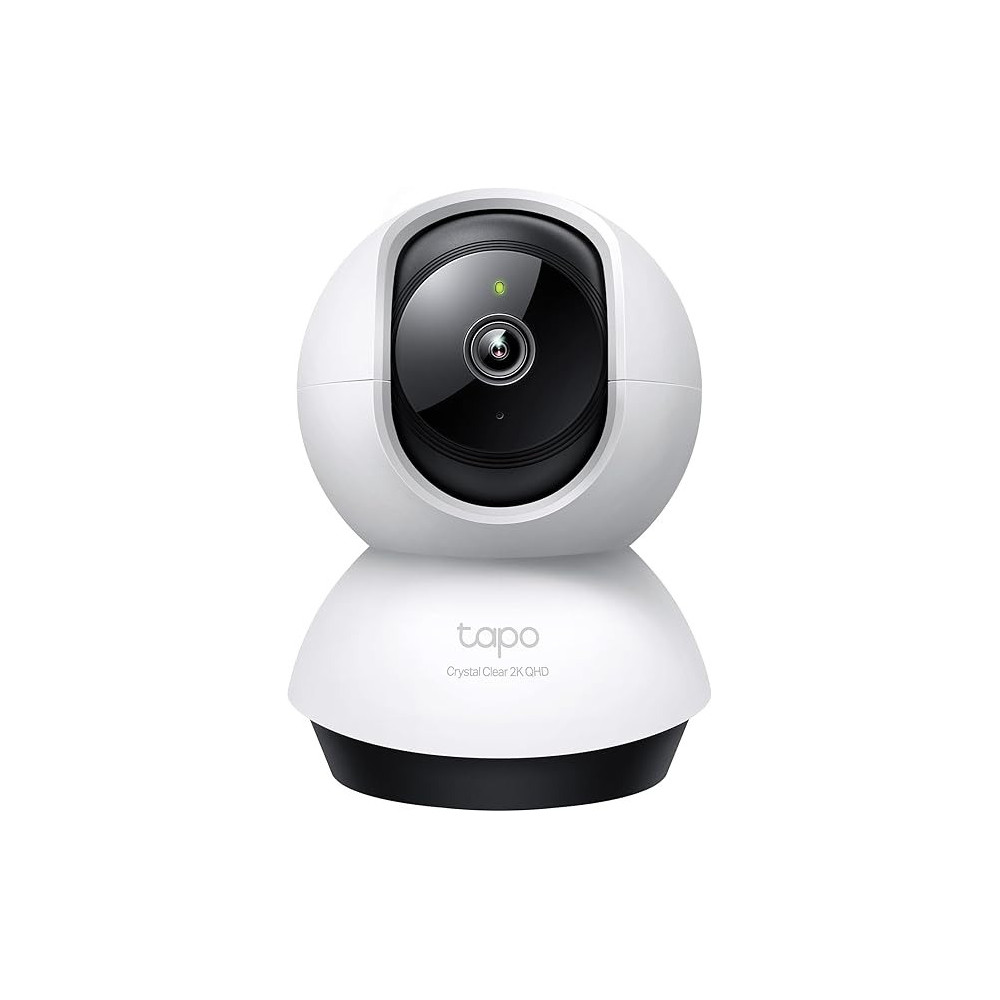 TP-Link Tapo 2K QHD Pan/Tilt Security Camera for Pet Camera, Baby Monitor, Motion Detection, Motion Tracking, 2-Way Audio, Night Vision, Cloud And SD Card Storage, Works w/Alexa And Google Home, C220, White