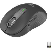 Logitech Signature M650 Wireless Mouse For Small to Medium Sized Hands, Silent Clicks, Customizable Side Buttons, Bluetooth, for PC/Mac/Multi-Device/Chromebook, Graphite