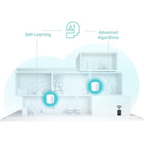 TP-Link Deco Dual Band Mesh WiFi Router, 2402 Mbps WiFi 6 Router, 230m2 Coverage, Connect Over 150 Devices, Use as a Mesh Wifi Extender Booster, Parental Controls, Compatible with all Deco Models, Add on, White