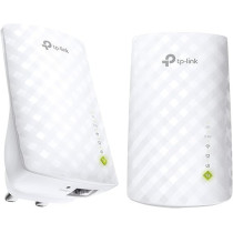 TP-Link RE200 AC750 Universal Dual Band Range Extender, Broadband/Wi-Fi Extender, Wi-Fi Booster/Hotspot with Ethernet Port, Plug and Play, Smart Signal Indicator, UK Plug, White