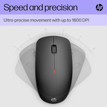 HP 230 Wireless Keyboard and Mouse Combo Set, 2.4 GHz Wireless USB-A Nano Receiver, Up to 1600 dpi, Up to 16 Months Battery Life, Black, 18H24AA