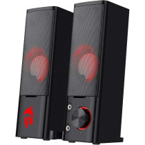 Redragon GS550 Orpheus PC Gaming Speakers, 2.0 Channel Stereo Desktop Computer Sound Bar, Black