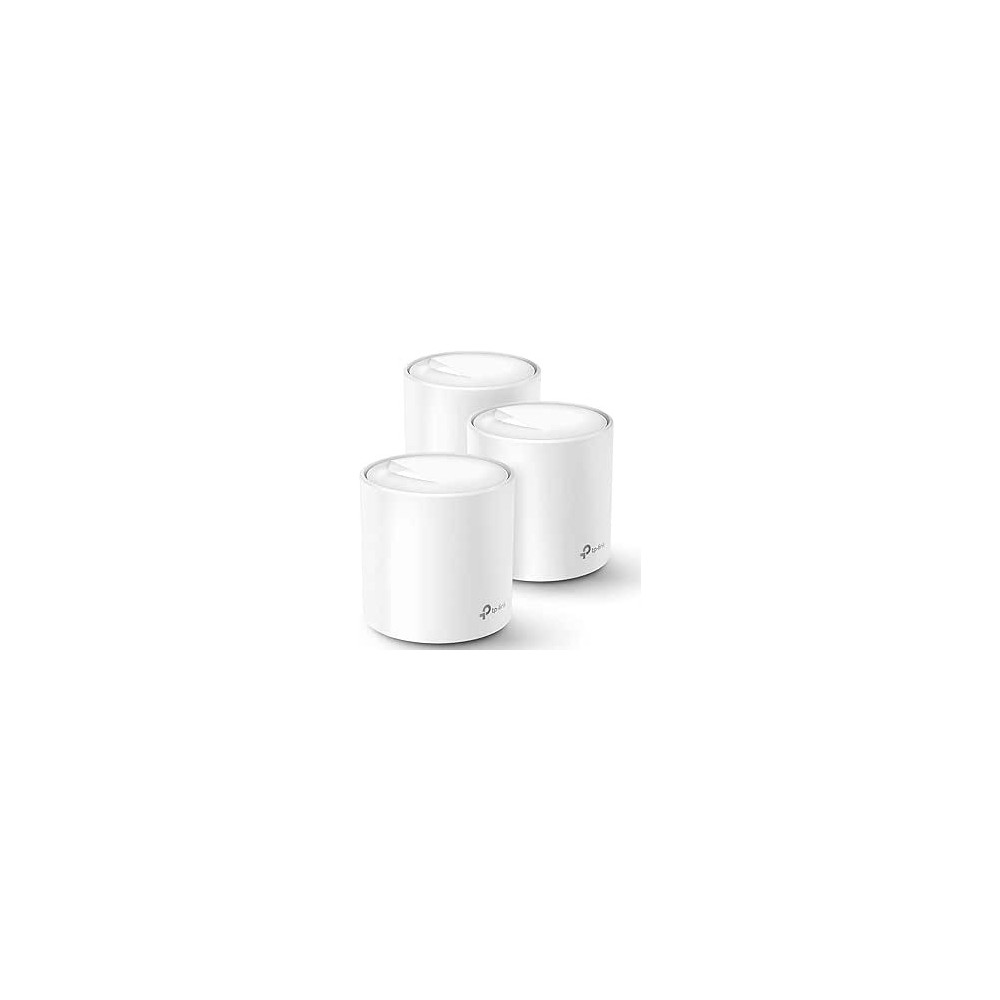 TP-Link AX1800 Whole Home Mesh Wi-Fi 6 System Covers up to 5800 Sq.Ft, Replaces WiFi Routers and WiFi Extenders, Works with Alexa, Deco X20, 3-Pack, White