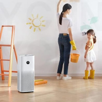 Xiaomi Smart Air Purifier 4 Pro App/Voice Control,Suitable For Large Room Smart Air Cleaner Global Version, 500 M3/H Pm Cadr, Oled Touch Screen Display, Mi Home App Works With Alexa, White