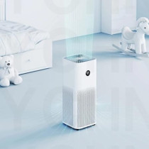 Xiaomi Smart Air Purifier 4 Pro App/Voice Control,Suitable For Large Room Smart Air Cleaner Global Version, 500 M3/H Pm Cadr, Oled Touch Screen Display, Mi Home App Works With Alexa, White