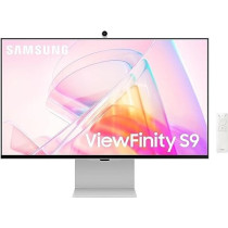 Samsung 27-Inch ViewFinity S9 IPS 5K Monitor With Thunderbolt 4, Mini-DisplayPort, Matte Display, 4K Slimfit Camera, Slim Metal Design, AirPlay, Smart TV Apps, Gaming Hub, For Windows And Mac
