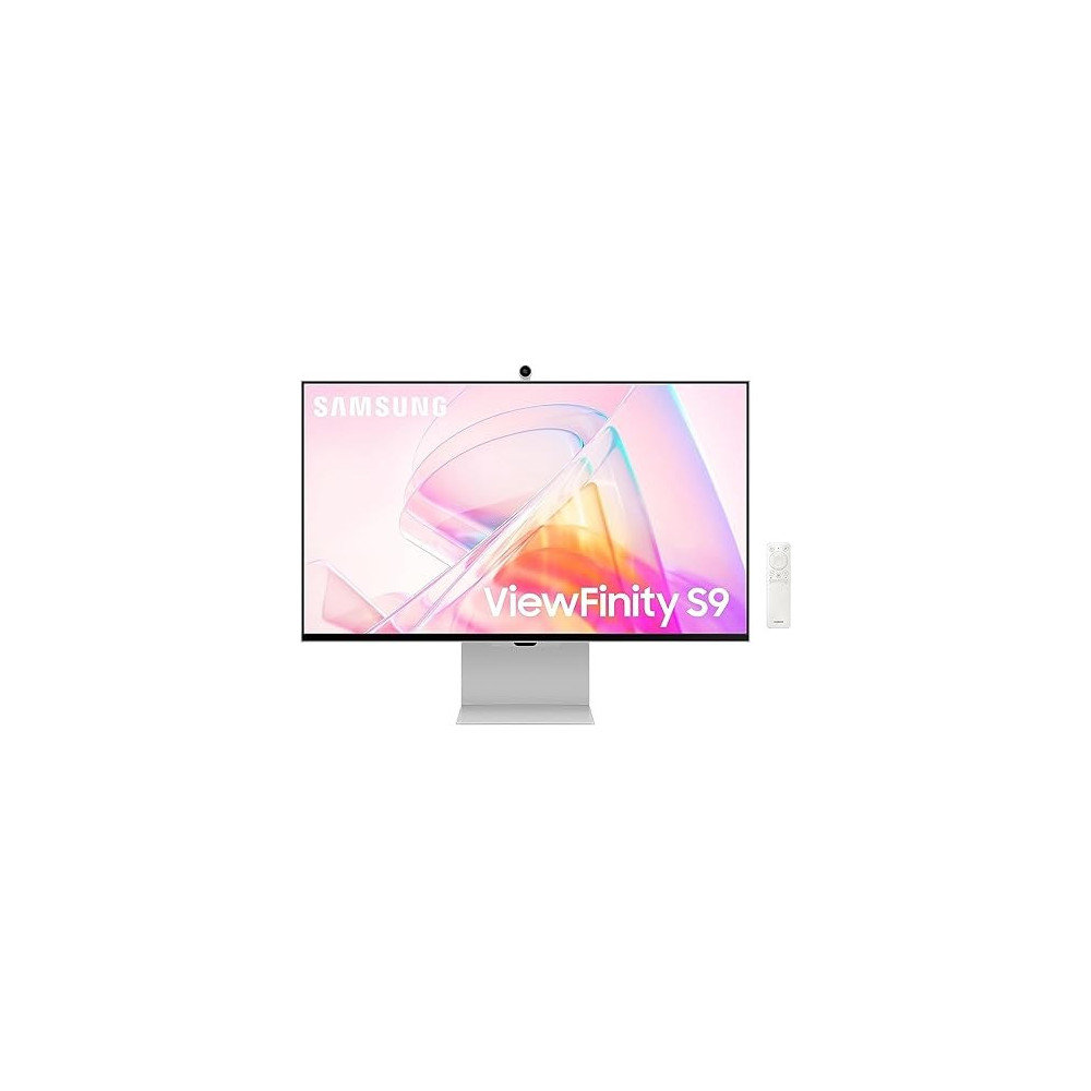 Samsung 27-Inch ViewFinity S9 IPS 5K Monitor With Thunderbolt 4, Mini-DisplayPort, Matte Display, 4K Slimfit Camera, Slim Metal Design, AirPlay, Smart TV Apps, Gaming Hub, For Windows And Mac