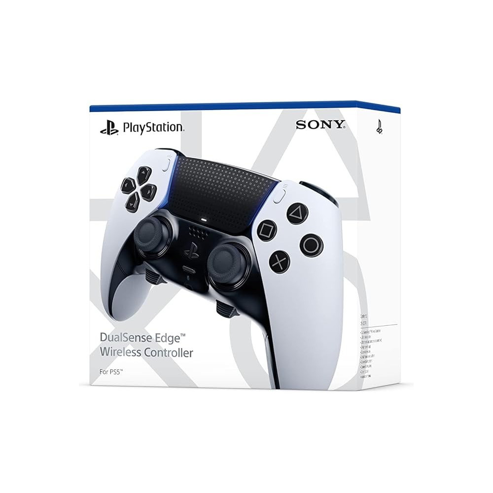 Sony Playstation 5 DualSense Edge Wireless Controller, White/Black