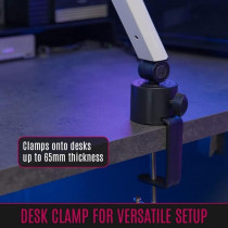 Streamplify Mount Arm, 1-MCL-BK, White/Black