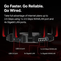 TP-Link AX6600 WiFi 6 Gaming Router (Archer GX90)- Tri Band Gigabit Wireless Internet Router, High-Speed Ax Router, Smart VPN Router For A Large Home
