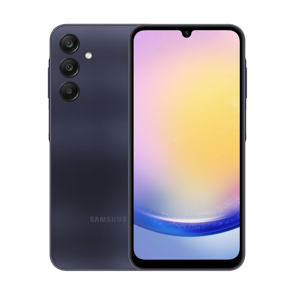 Samsung Galaxy A25 5G, Android Smartphone, Dual SIM Mobile Phone, 6GB RAM, 128GB Storage, Blue/Black